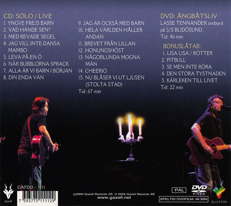 LASSE TENNANDER - Eremit i ett kollektiv - CD & DVD