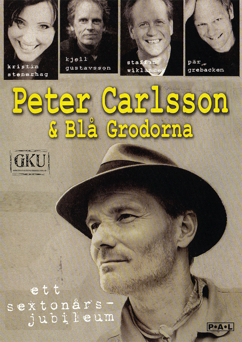 PETER CARLSSON & BLÅ GRODORNA - DVD