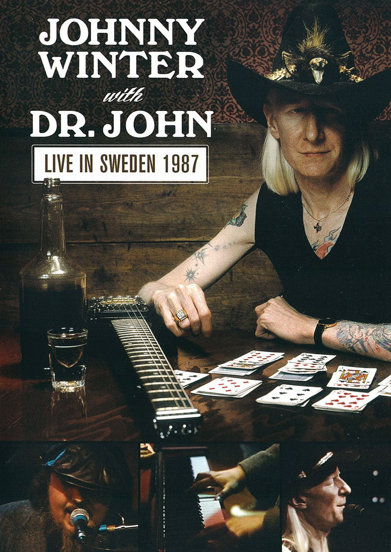 LIVE IN SWEDEN 1987 - JOHNNY WINTER WITH DR. JOHN - DVD