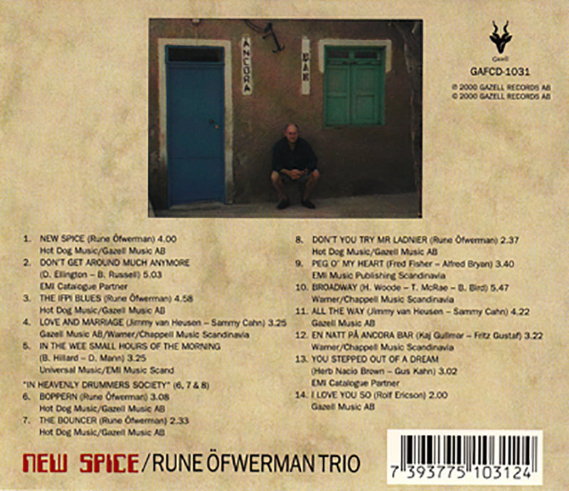 RUNE ÖFWERMAN TRION - New Spice