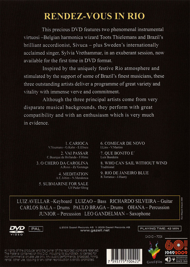 RENDEZ-VOUS IN RIO - DVD