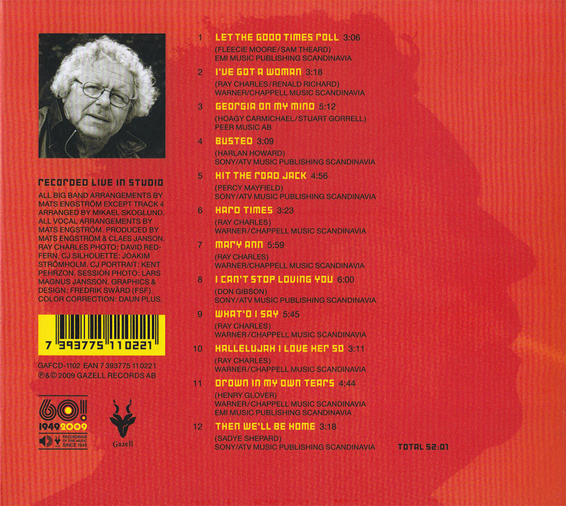 CLAES JANSON - The Best Of Ray Charles