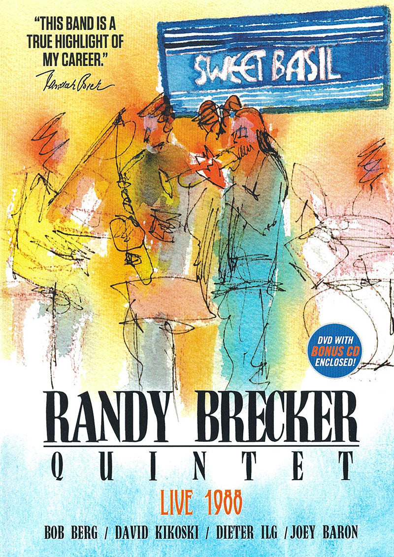 LIVE AT SWEET BASIL 1988 - RANDY BRECKER QUINTET - DVD